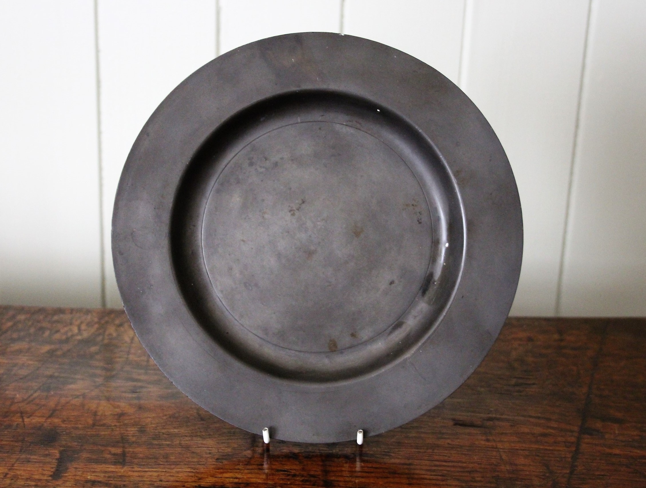Antique Pewter Plate 23cms Westbury Antiques